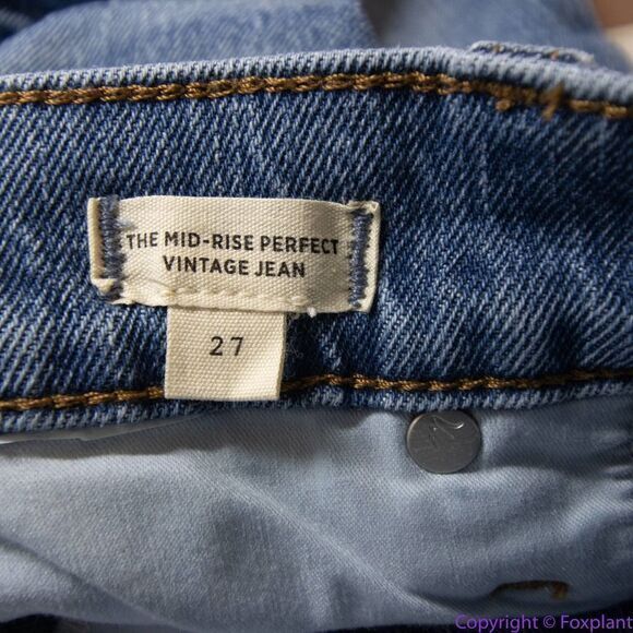 NEW Madewell The Mid-Rise Perfect Vintage‎ Jean in Enmore Wash, 27 - Picture 11 of 16